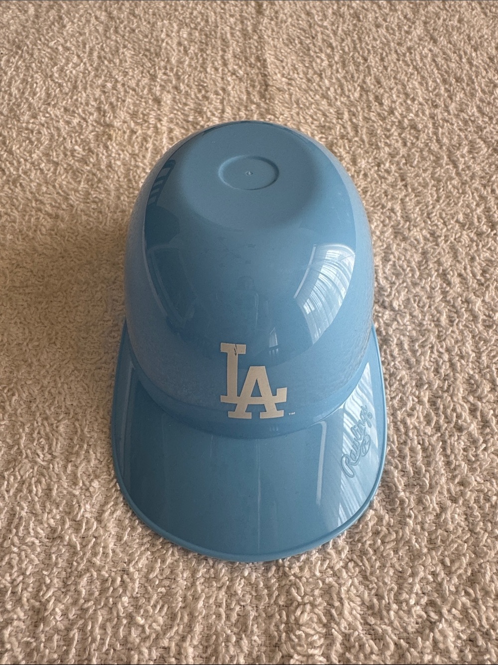 Rawlings Los Angeles Dodgers Light Blue Batting Helmet with LA Logo